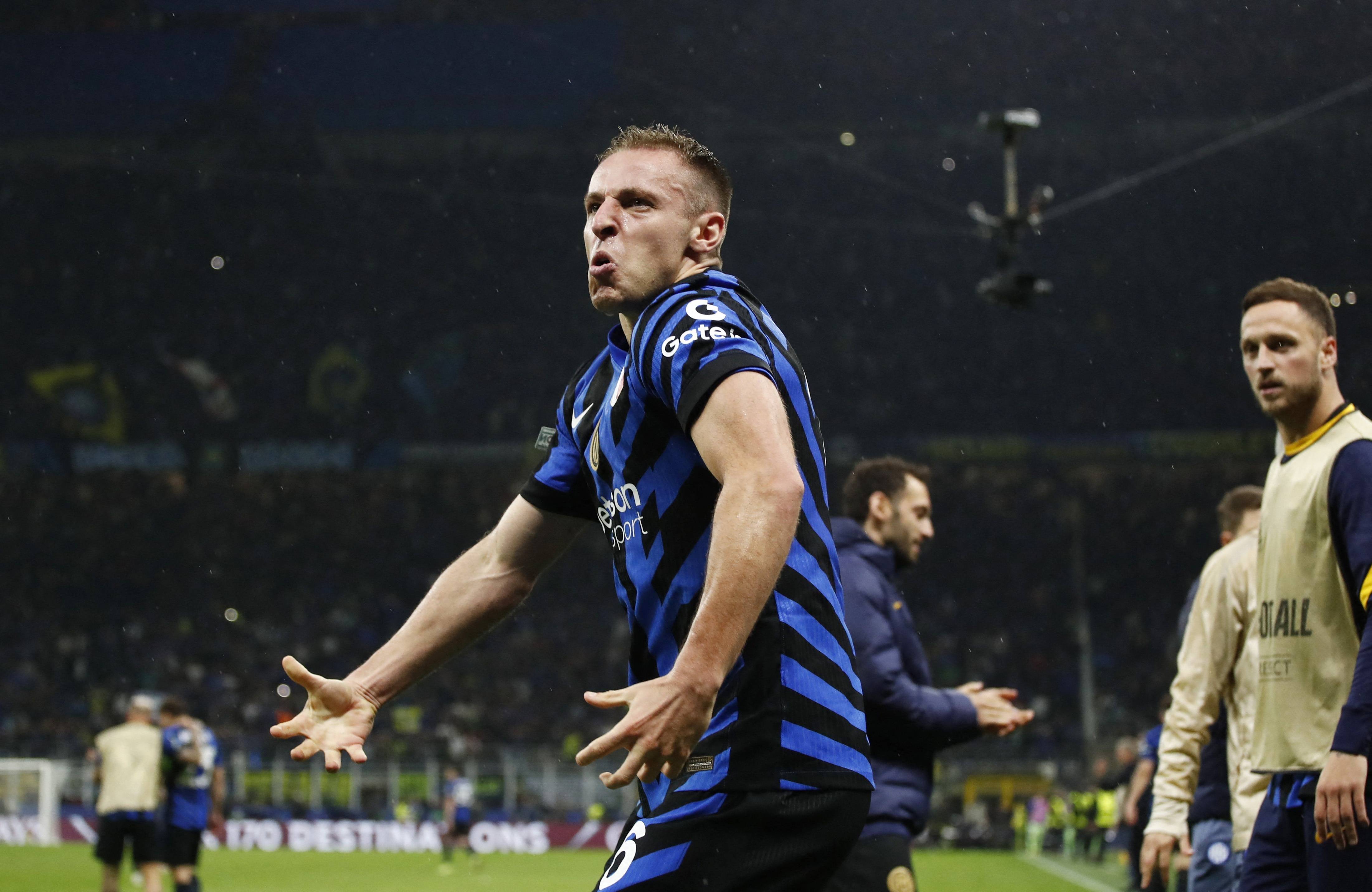 弗拉泰西：国米能和任何对手较量，欧冠半决赛进球后我险些晕倒